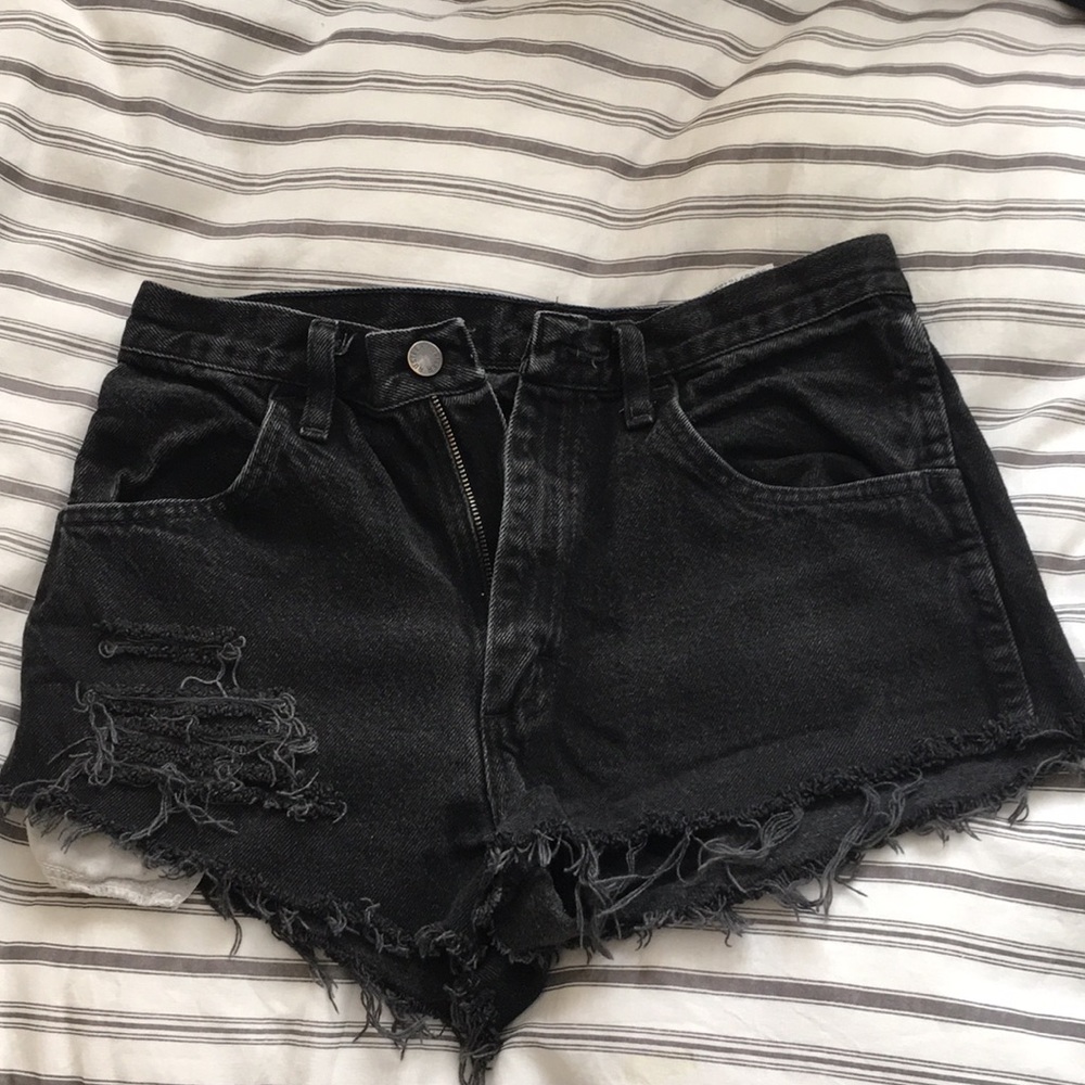 Rustler Vintage High Waisted Jean Shorts
